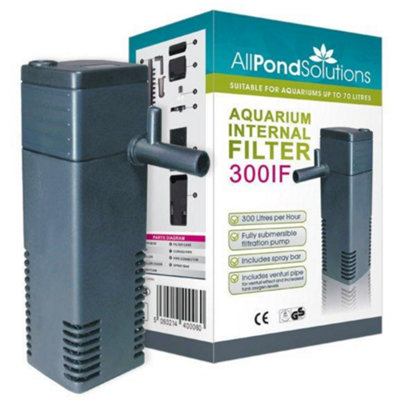 All Pond Solutions 300L/H Aquarium Internal Filter 300IF
