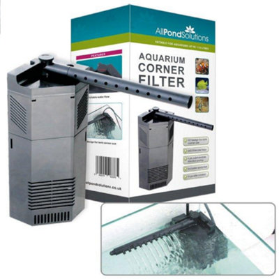 All Pond Solutions 650L/H Aquarium Internal Corner Filter 650-CIF