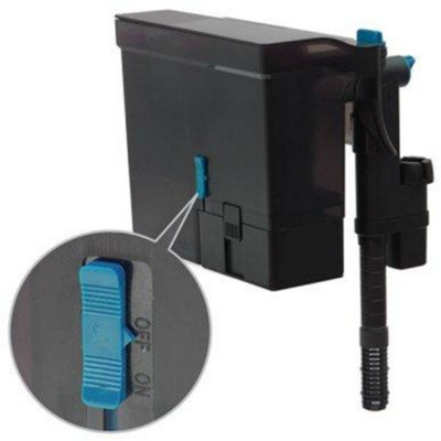 All Pond Solutions Aquarium Hang on Filter 800 L/H + 5W UV 800-HO+