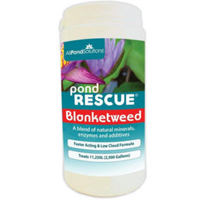 All Pond Solutions Pond Rescue Blanketweed Remover Pond Water Treatment 2KG (2x1KG Tubs)