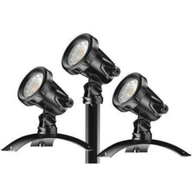 All Pond Solutions Underwater Pond and Garden GPL-LED-3 Lights - Set of 3