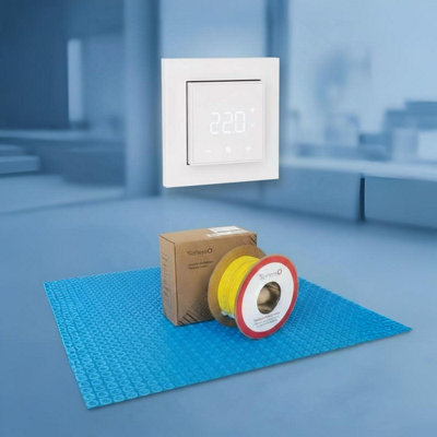 All-Room Electric Underfloor Heating Bundle of Loose Lay Cable, Peel ...