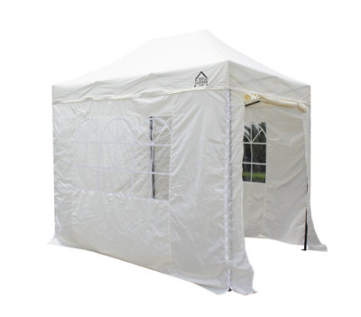 All Seasons Gazebos Pop-Up-paviljoen, 3 x 3 m, duurzaam, volledig waterdicht, met gewichten voor de hoekpalen