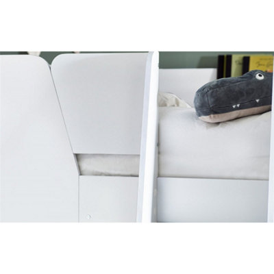 All White Finish Bunk Bed 3ft (90cm)