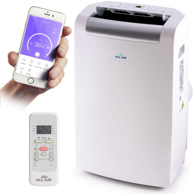 Allair 12000btu Smart Portable Air Conditioner Unit Remote App Control