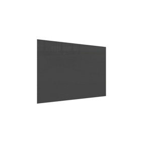 ALLboards 100x80cm dark grey magnetic glass board - frameless glass board, tempered glass suitable for neodymium magnets