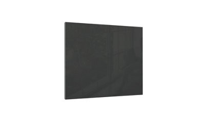 ALLboards 45x45cm dark grey magnetic glass board - frameless glass board, tempered glass suitable for neodymium magnets