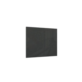 ALLboards 45x45cm dark grey magnetic glass board - frameless glass board, tempered glass suitable for neodymium magnets