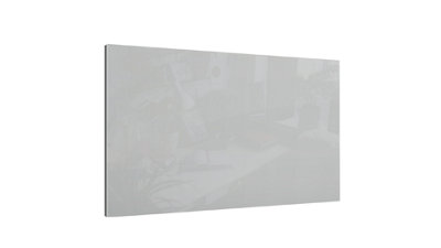 ALLboards 60x40cm grey magnetic glass board - frameless glass board, tempered glass suitable for neodymium magnets