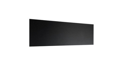 ALLboards 90x30cm Black chalk magnetic panel - black frameless chalk board Price Comparisons | Compare The Build