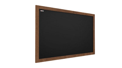 ALLboards Black chalkboard 100x80 cm wooden frame