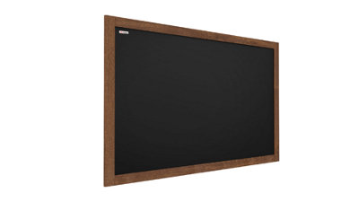 ALLboards Black chalkboard 120x90 cm wooden frame