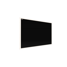 ALLboards Black chalkboard 60x40 cm wooden frame color white