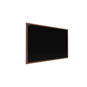 ALLboards Black chalkboard 60x40 cm wooden frame wood color