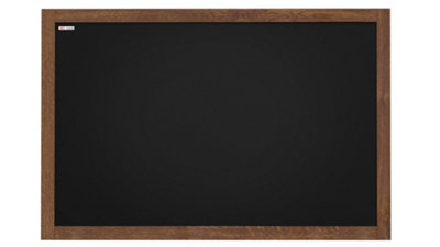 ALLboards Black chalkboard 90x60 cm wooden frame