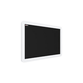 ALLboards Black chalkboard 90x60 cm wooden smartphone frame color white