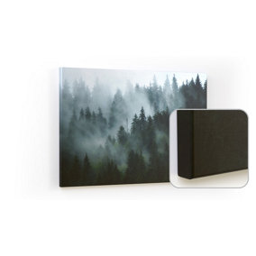 ALLboards CANVASboards Magnetic Painting 90x60 cm - Forest in the fog