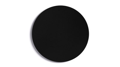 ALLboards Circular Magnetic Chalkboard in Black - 30 cm Diameter, Frameless Magnetic Panel