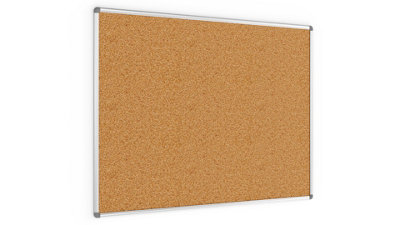 ALLboards Cork notice board aluminium frame 120x90 cm