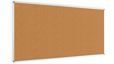 ALLboards Cork notice board aluminium frame 200x100 cm