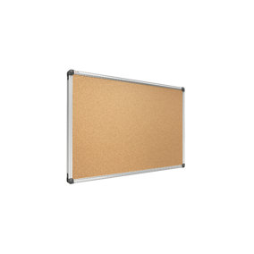 ALLboards Cork notice board aluminium frame 240x100 cm