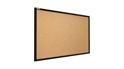 ALLboards Cork notice board black wooden frame 100x80 cm