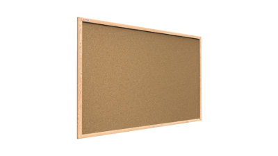 ALLboards Cork notice board wooden natural frame 120x90 cm