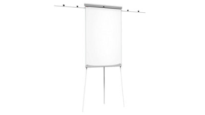 ALLboards Flipchart with Side Arms 100x70cm, dry erase magnetic surface 100x70 cm