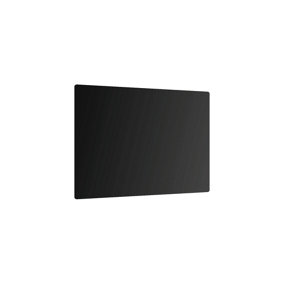 ALLboards Glass Chopping Board BLACK CLASSIC Black 30x40cm Cutting Board Splashback Worktop Saver for Kitchen Hob Protection
