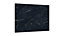 ALLboards Glass Chopping Board Black Marble 60x52cm Cutting Board Splashback Worktop Saver for Kitchen Hob Protection