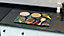 ALLboards Glass Chopping Board SPICES Pepper Salt Saffron 30x40cm Cutting Board Splashback Worktop Saver for Kitchen