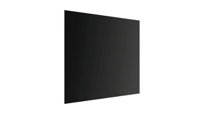 ALLboards Glass Splashback Kitchen Tile Cooker Panel BLACK CLASSIC BLACK 60x65cm Tempered Glass Heat Resistant Toughened