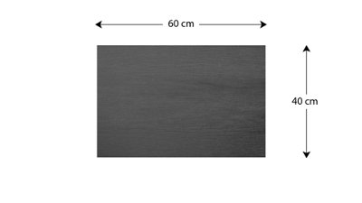 ALLboards Magnetic Boards MetalBoard GRAY WOOD, DECORATIVE WOOD, BLACK WOOD 60x40cm a Magnetic Metal Poster