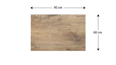 ALLboards Magnetic Boards MetalBoard WOOD, WOOD GRAIN, WOODEN SURFACE 90x60cm a Magnetic Metal Poster for all types of magnets