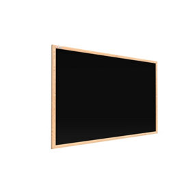 ALLboards Magnetic Chalkboard with Wooden Frame 80x50cm, Magnetic Chalkboard chalk