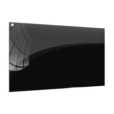 ALLboards Magnetic glass board 60x40 cm BLACK