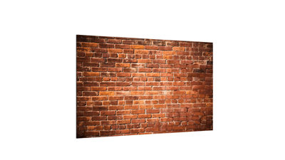 ALLboards Magnetic Glass Board BRICK WALL 60x40cm Print Wall Art Decorative Image printed Tempered Glass Dry-erase Board Price Comparisons | Compare The Build
