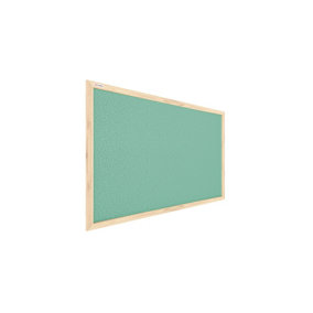 ALLboards Mint cork notice board wooden natural frame 90x60 cm