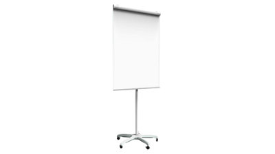 ALLboards Mobile flipchart whiteboard dry erase magnetic surface 100x70 cm