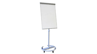 ALLboards Mobile flipchart whiteboard dry erase magnetic surface 100x70cm