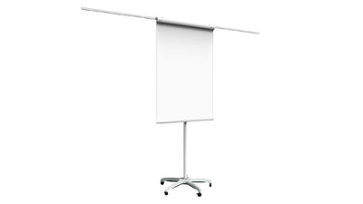 ALLboards Mobile Flipchart with Side Arms 100x70cm, dry erase magnetic surface 100x70 cm