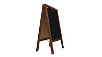 ALLboards Pavement Chalkboard black with wooden frame 100x60cm