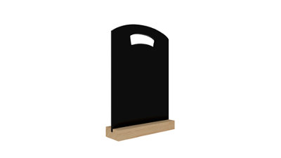 ALLboards Table top chalkboard with handle - set of 4