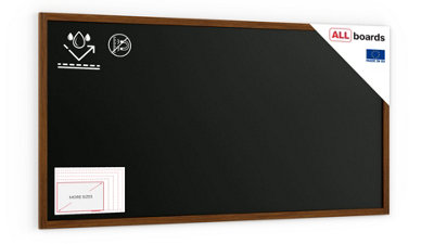 ALLboards Waterproof Chalkboard with Varnished Wooden Frame 200x100cm, Chalk Writing Board Outdoor, Indoor