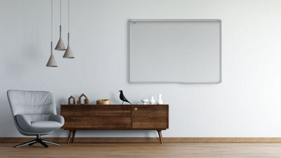 ALLboards Whiteboard dry erase CERAMIC, porcelain, magnetic, matte, 200x120 cm, PROJECTION P4