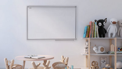ALLboards Whiteboard dry erase magnetic surface aluminium frame 150x100 cm CLASSIC A7