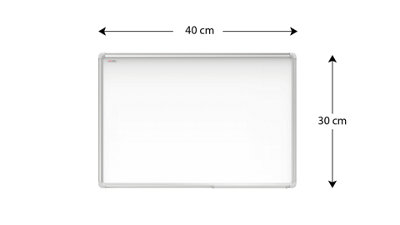 VIZ-PRO 60x36 Inch Magnetic Dry Erase Whiteboard - Foldable Aluminum Frame With 12 Markers