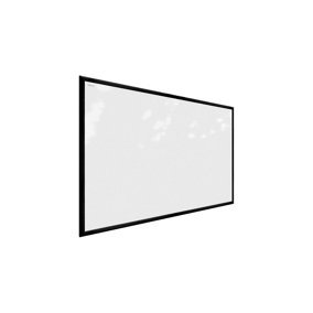 ALLboards Whiteboard dry erase magnetic surface, black wooden frame 60x40 cm