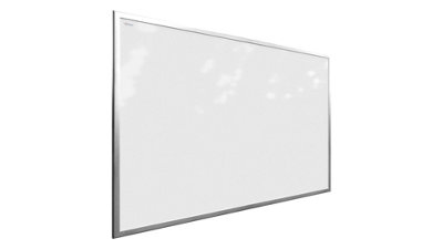 ALLboards Whiteboard dry erase magnetic surface, silver wooden frame 60x40 cm