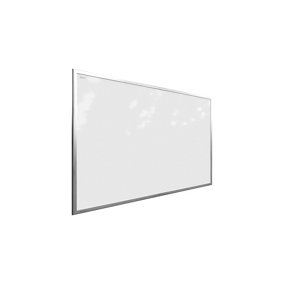 ALLboards Whiteboard dry erase magnetic surface, silver wooden frame 90x60 cm